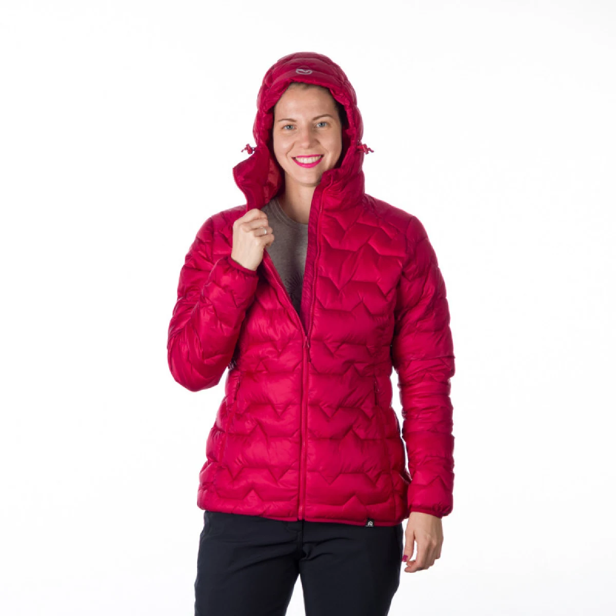 Dámská turistická bunda NORTHFINDER ELMA-510-cherry · záber 4