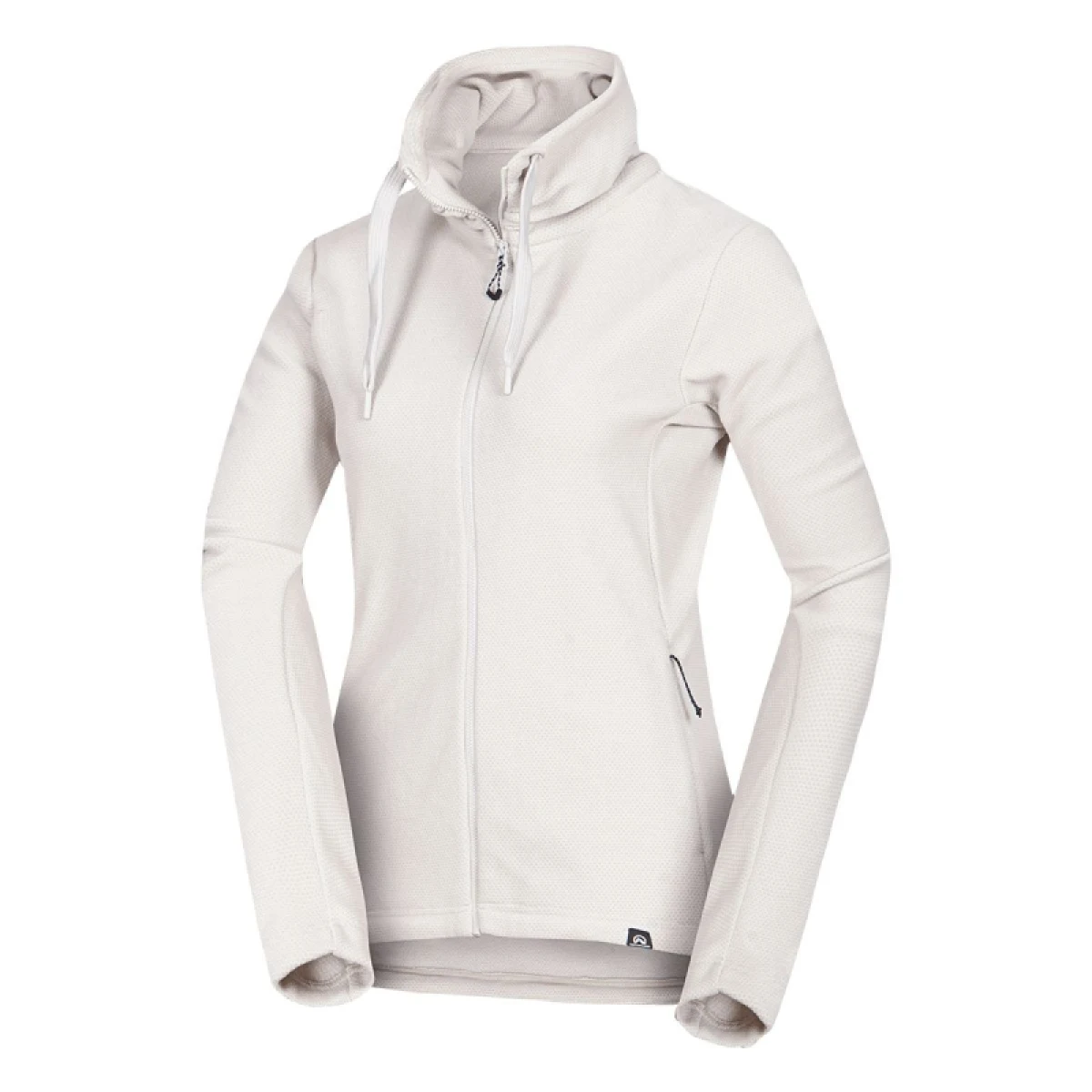 Dámska zateplená turistická mikina so zipsom NORTHFINDER BRIANNE-529creamwhite · záber 3