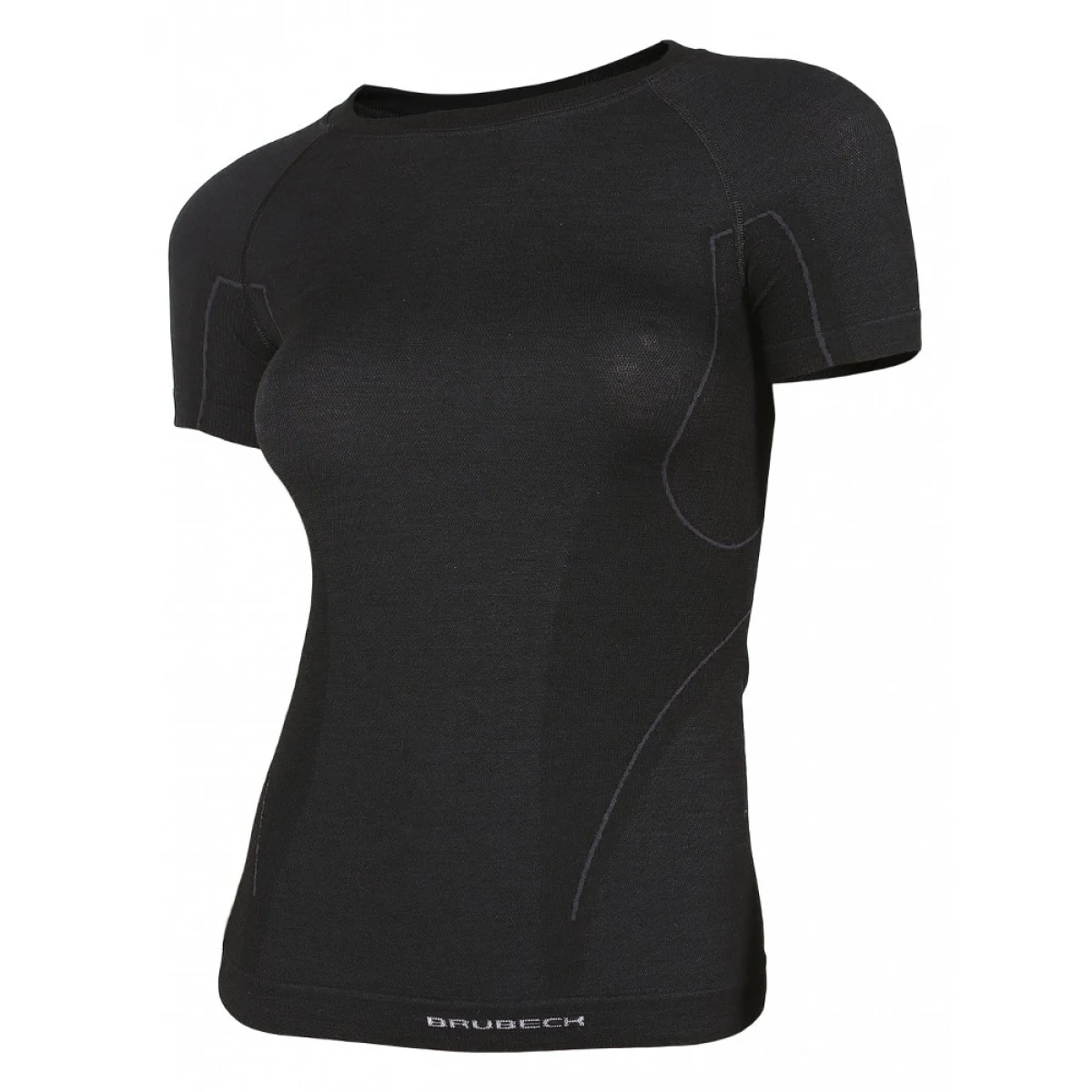 Brubeck Active Wool s krátkym rukávom Black - S · záber 2