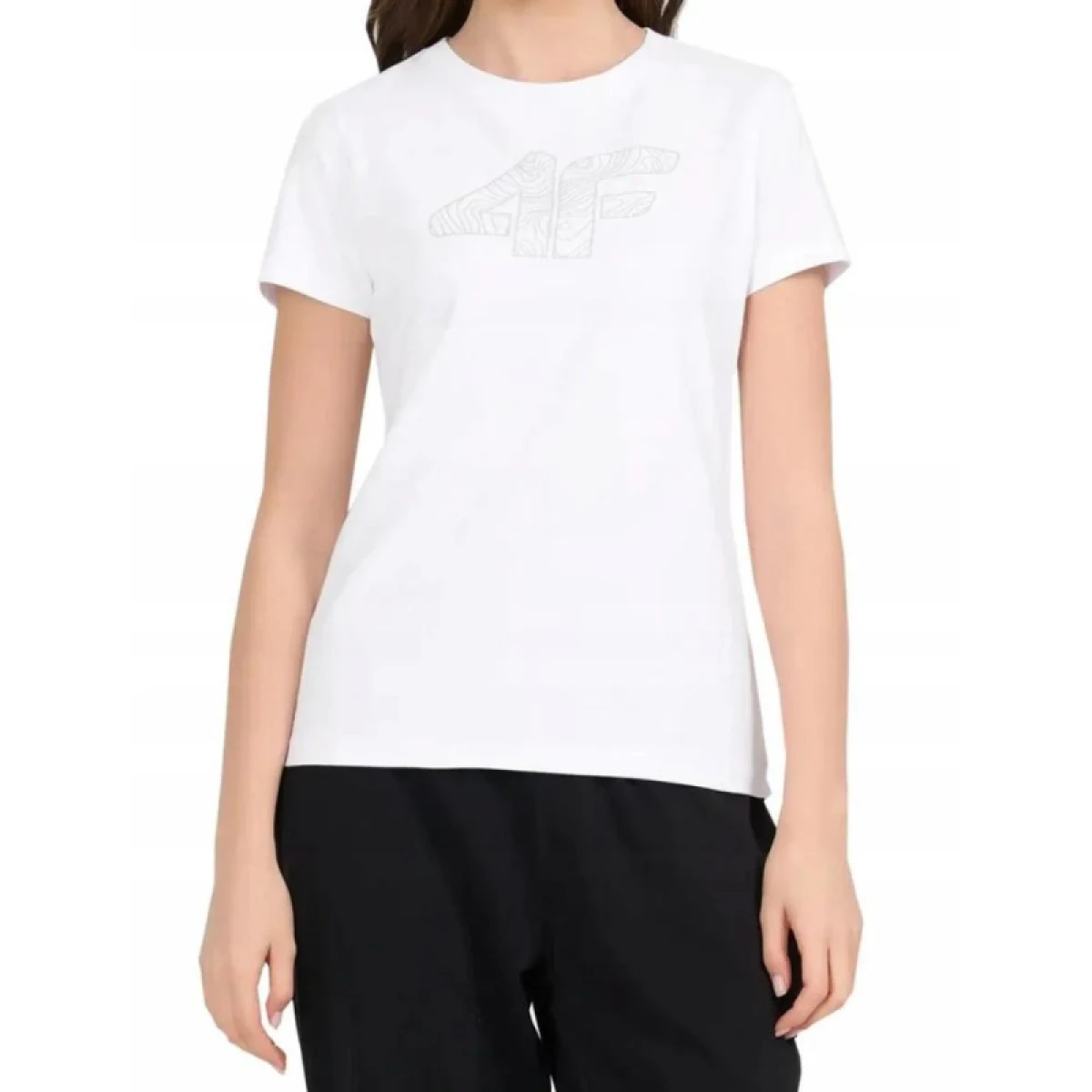 Dámské tričko s krátkým rukávem 4F TSHIRT F3309-10S-WHITE · záber 2