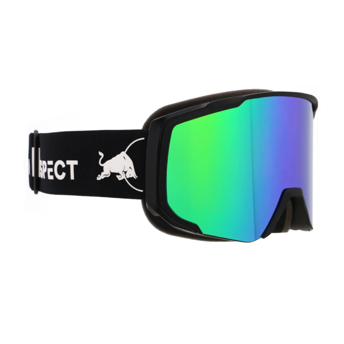 Lyžařské brýle RED BULL SPECT JIBB-03GR3, black brown with green mirror · záber 2