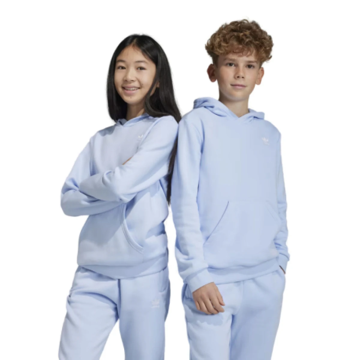 Juniorská mikina s kapucí ADIDAS ORIGINALS HOODIE-Blue · záber 1