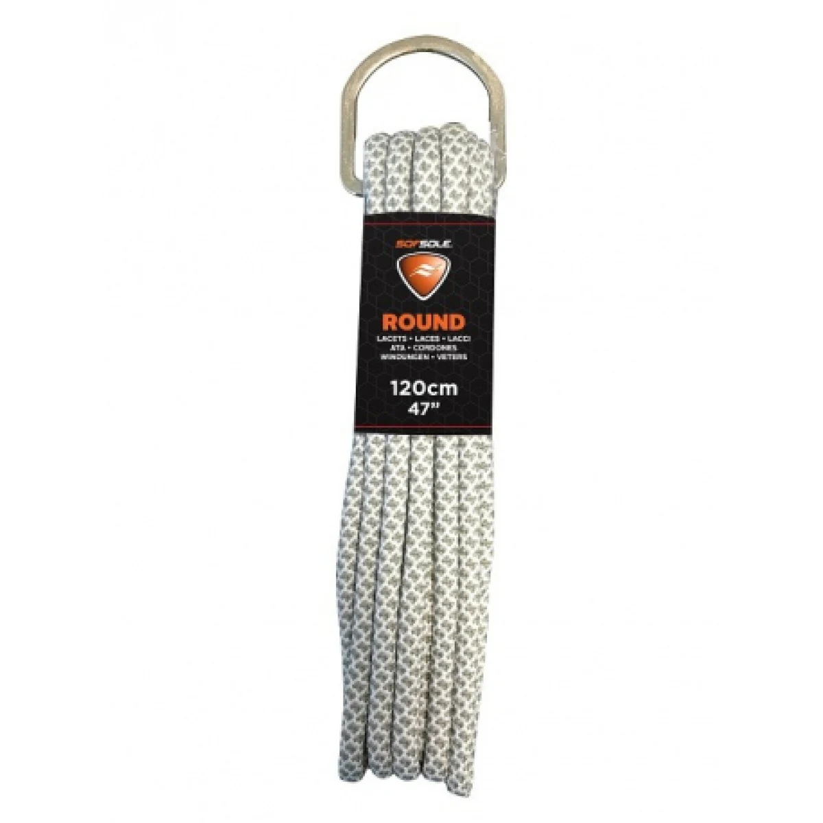 Šnúrky do topánok SOFSOLE ROUND Grey · záber 1