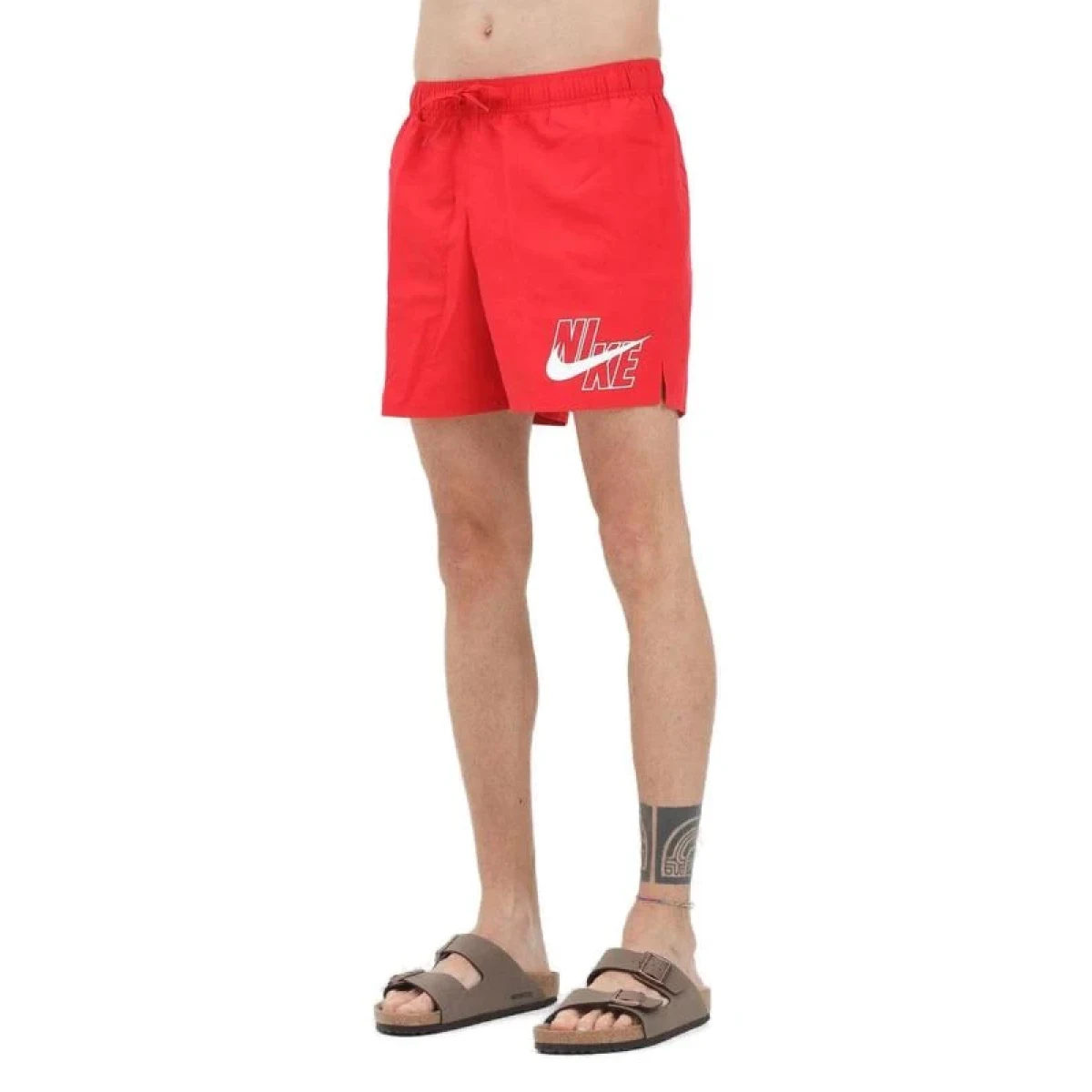 Nike Swim NIKE LOGO LAP 5 inch UNIVER-UNIVERSITY RED - Velikost: M | Barva: Červená · záber 1