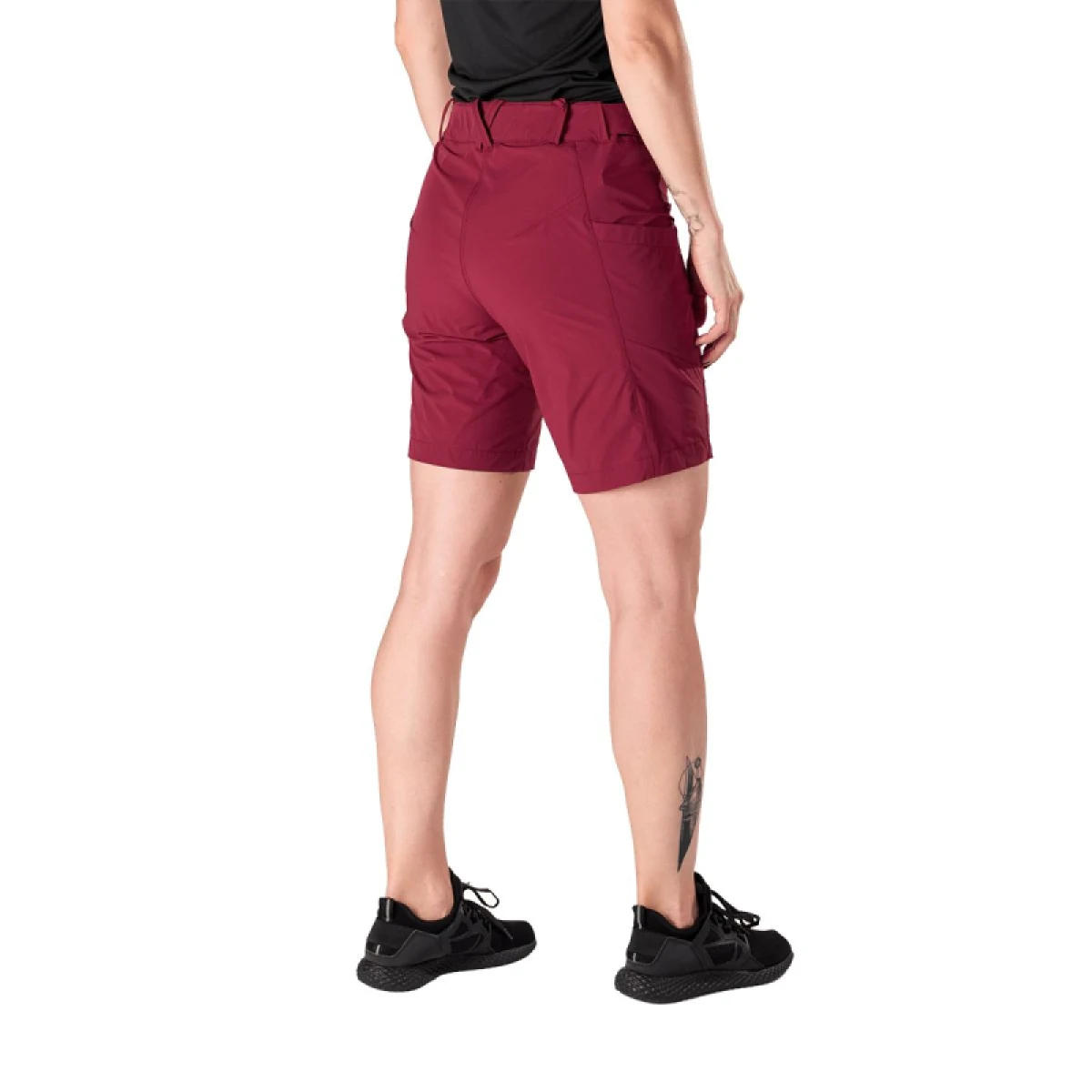 Dámske turistické kraťasy NORTHFINDER FLORENCIA-378wine · záber 4