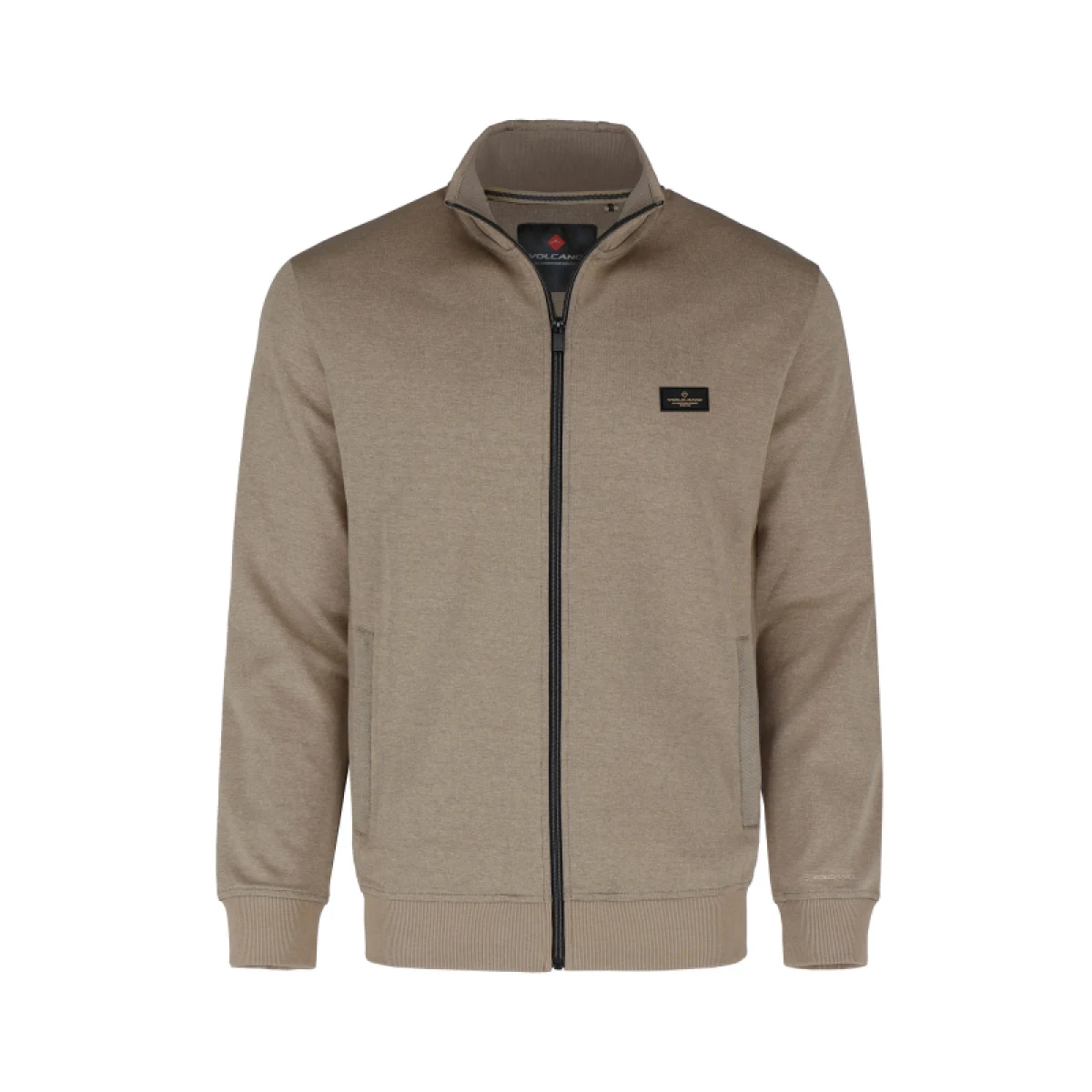 Pánska mikina so zipsom VOLCANO B-WILL-102-BEIGE · záber 5
