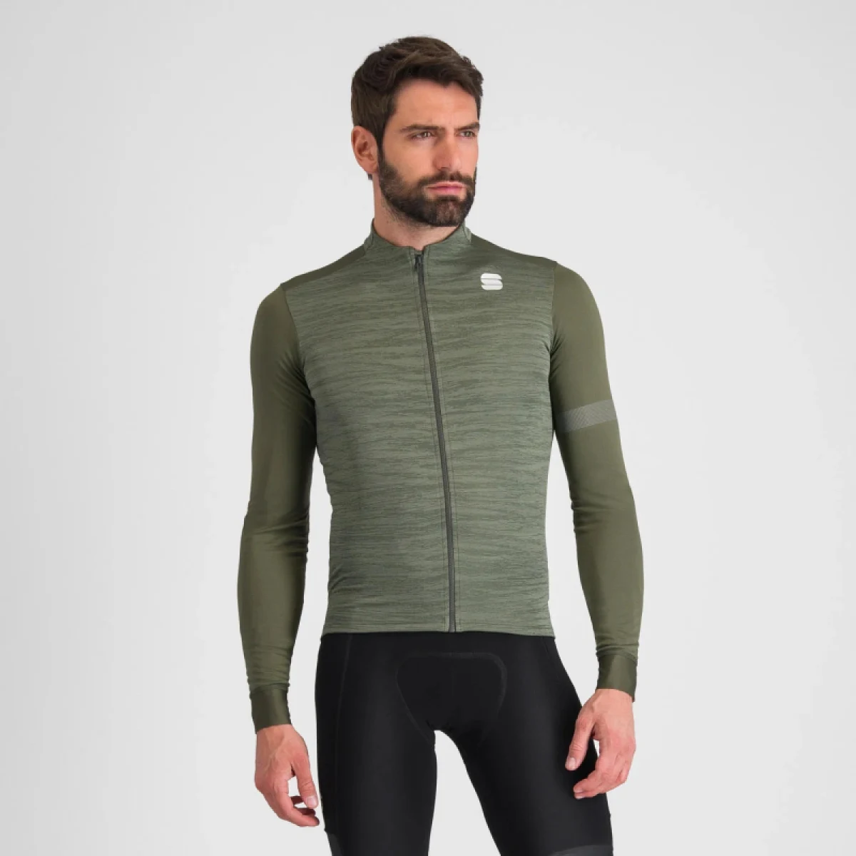 Pánský cyklistický dres s dlouhým rukávem SPORTFUL Supergiara thermal jersey, beetle · záber 2