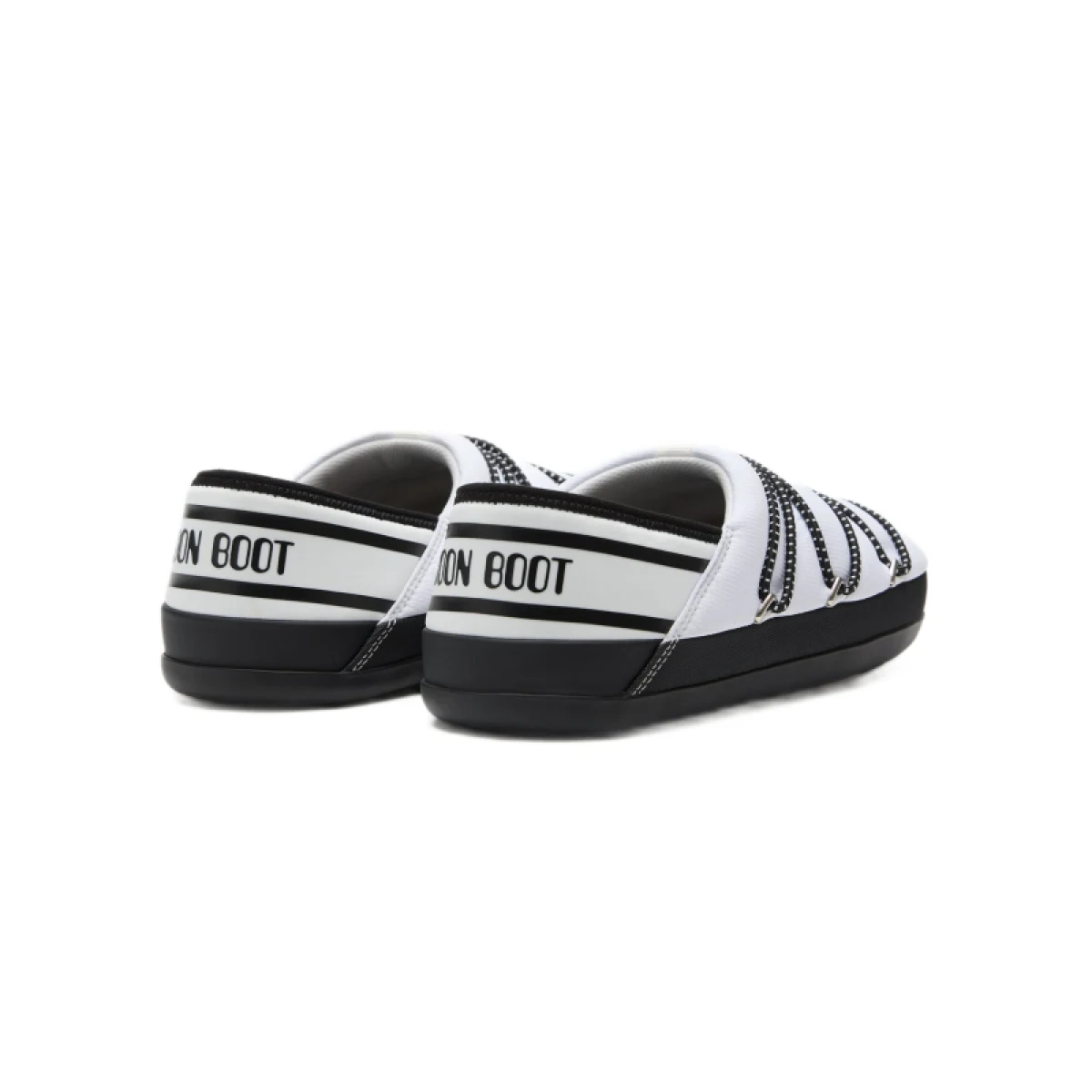 Nízke zimné topánky MOON BOOT MB ICON SLIPPER-A001 WHITE · záber 3