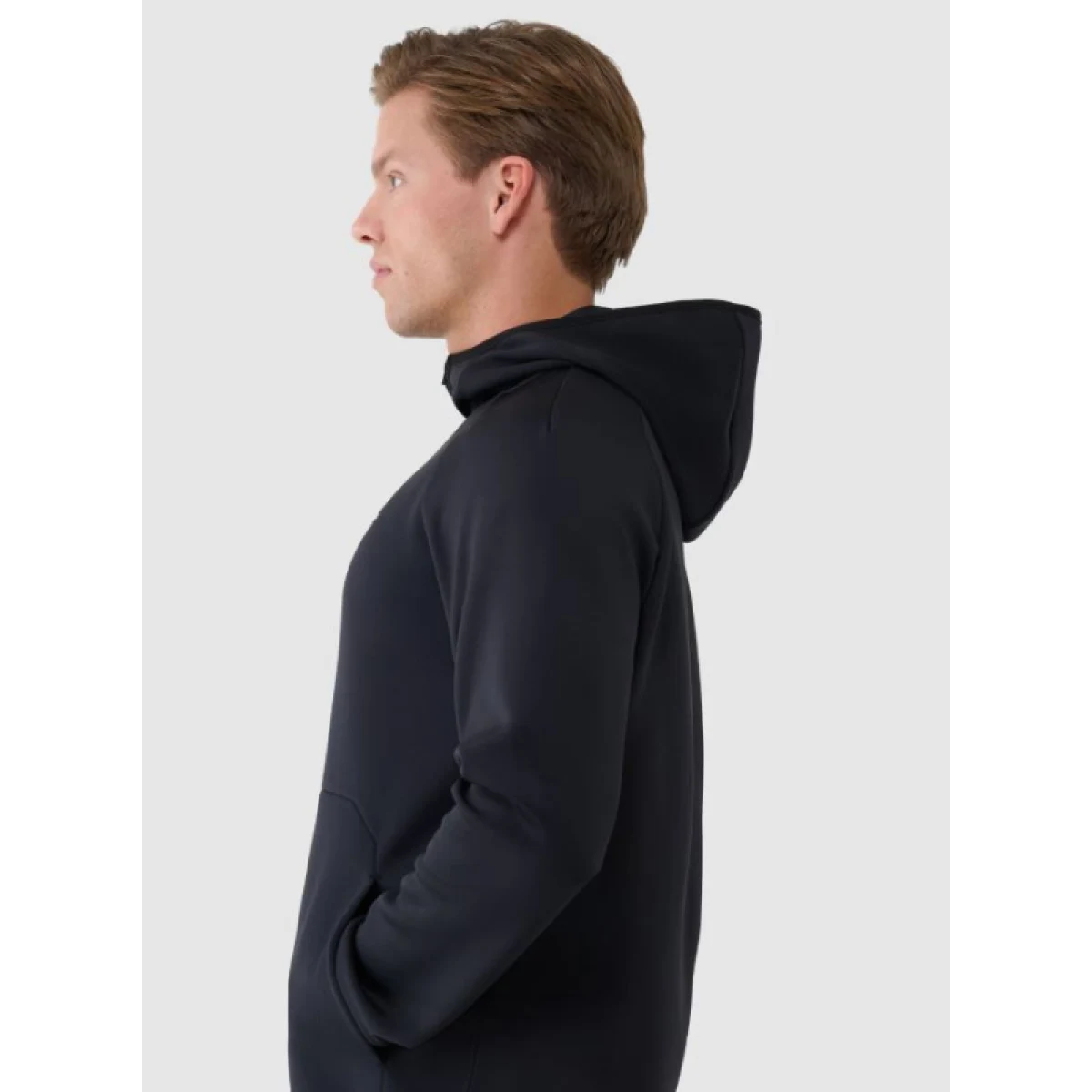 Pánská mikina s kapucí 4F SWEATSHIRT FNK M457-20S-DEEP BLACK · záber 3