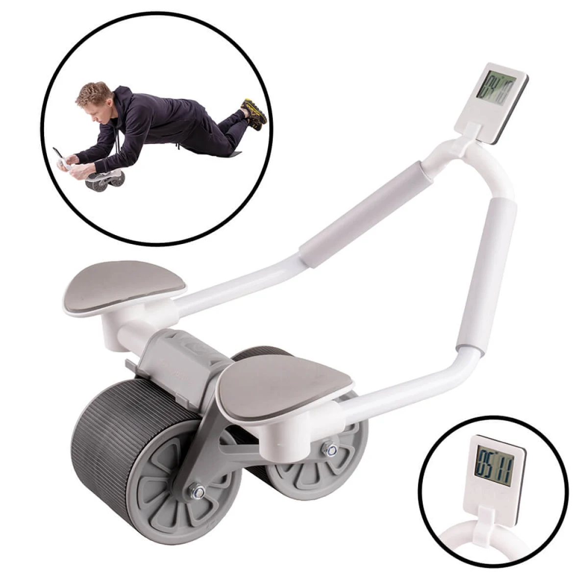 Posilňovacie koliesko 2v1 inSPORTline AB Roller DR2020 · záber 1