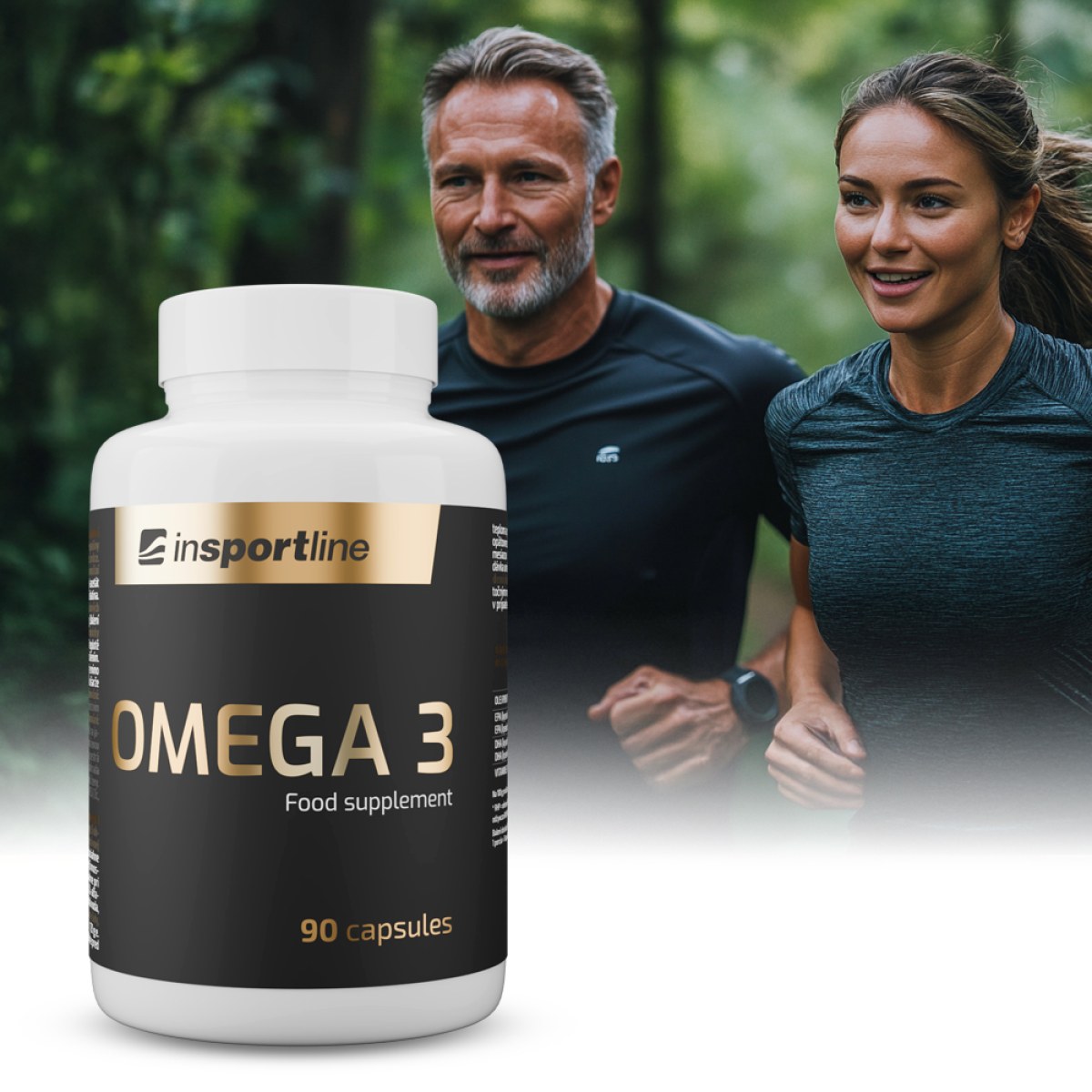 Výživový doplnok inSPORTline Omega 3, 90 kapsúl · záber 1