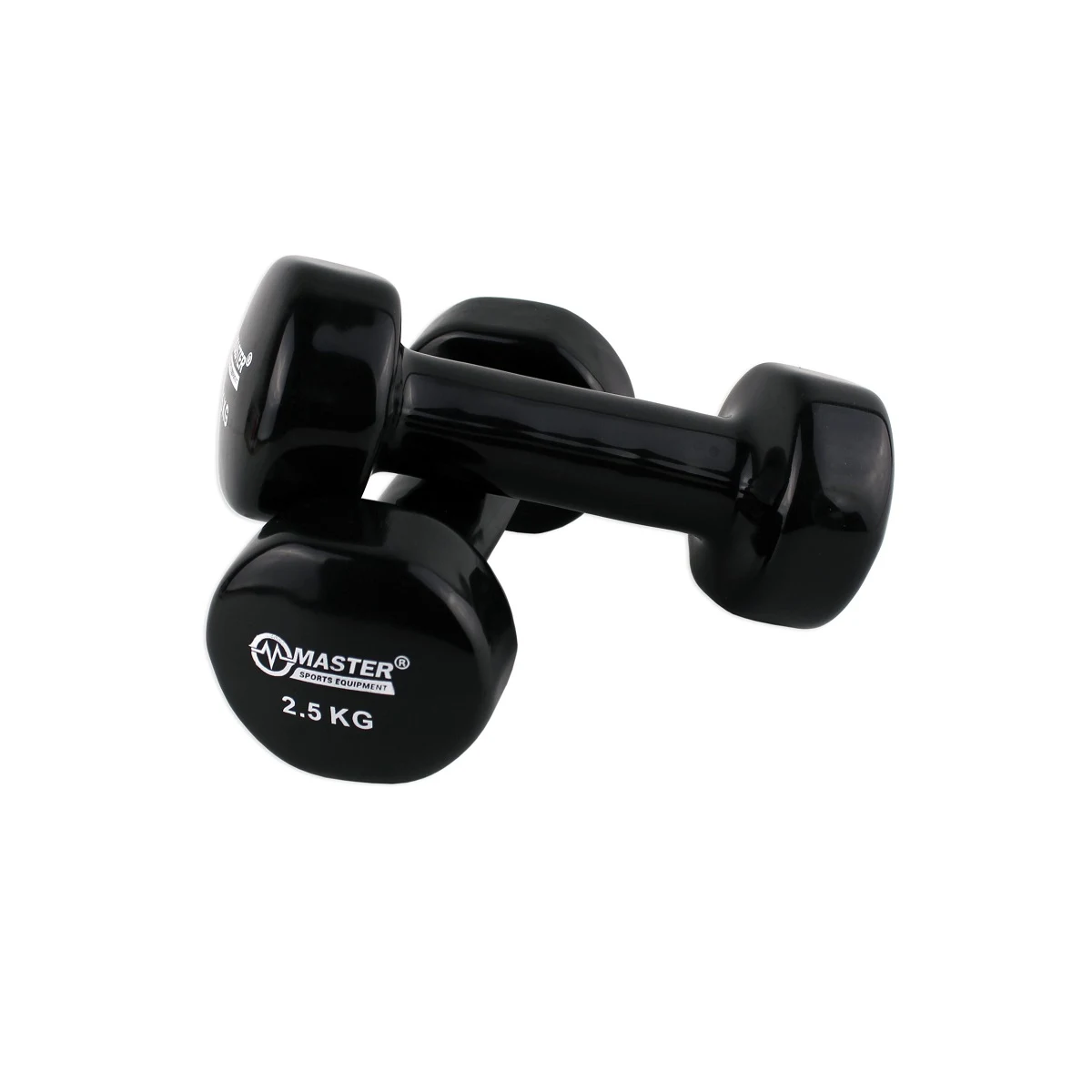 Vinylové činky MASTER 2 x 2,5 kg · záber 2