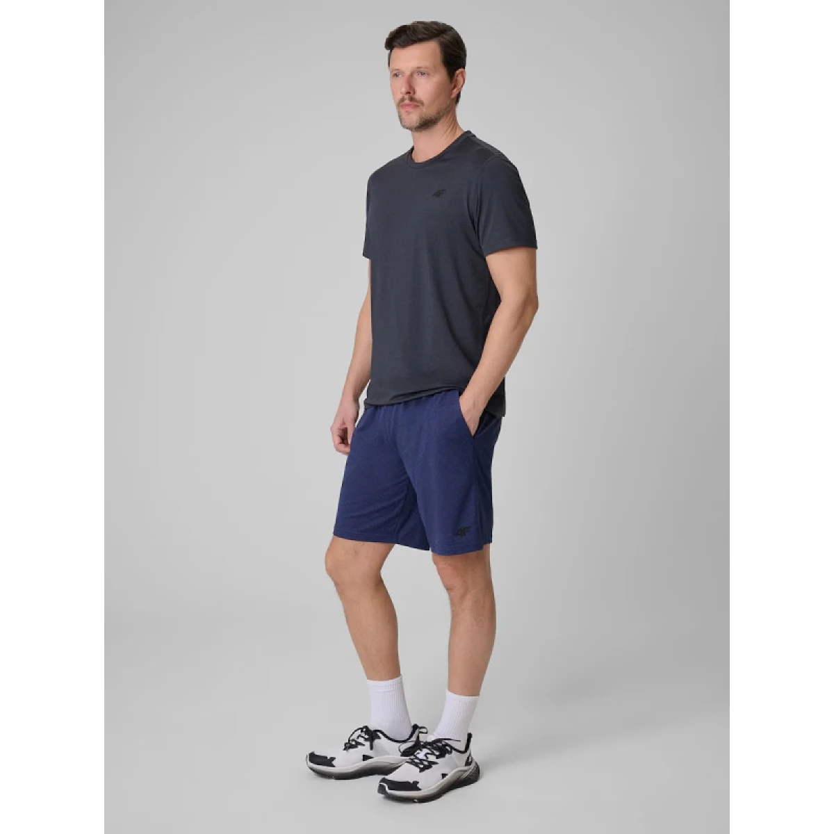 Pánské tréninkové kraťasy 4F SHORTS FNK M1277-31M-NAVY MELANGE · záber 5