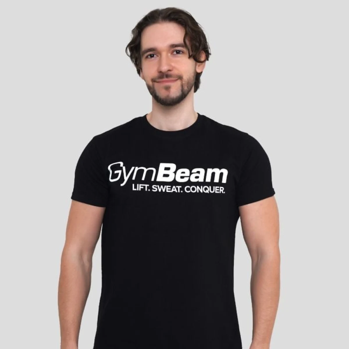 Тениска Lift Black - GymBeam - Размер: S | Тегло: 0,198 g · záber 1