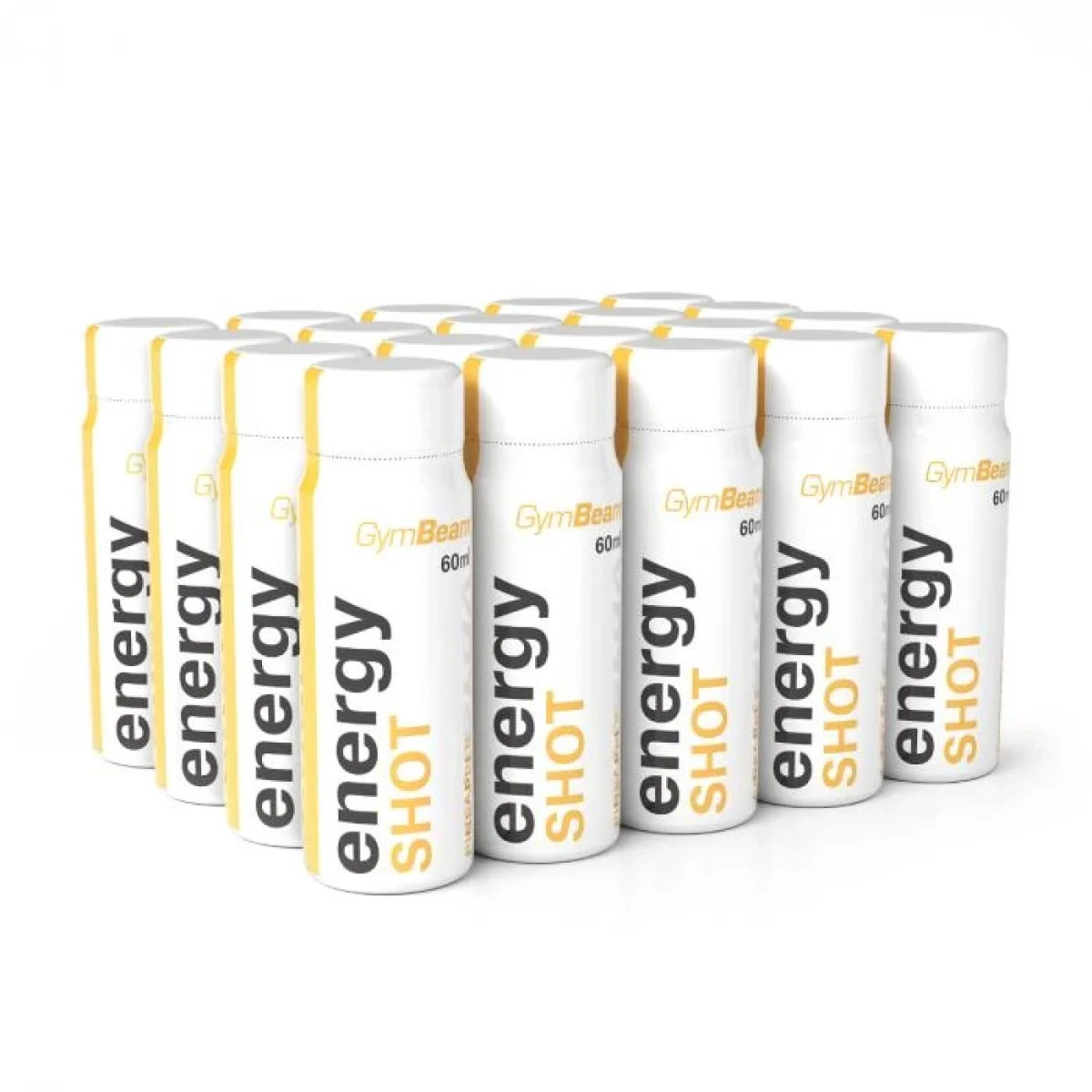 GymBeam Energy shot - Příchuť: Ananas | Hmotnost: 0,06 kg | Objem: 60 ml | Balení: 80 · záber 6