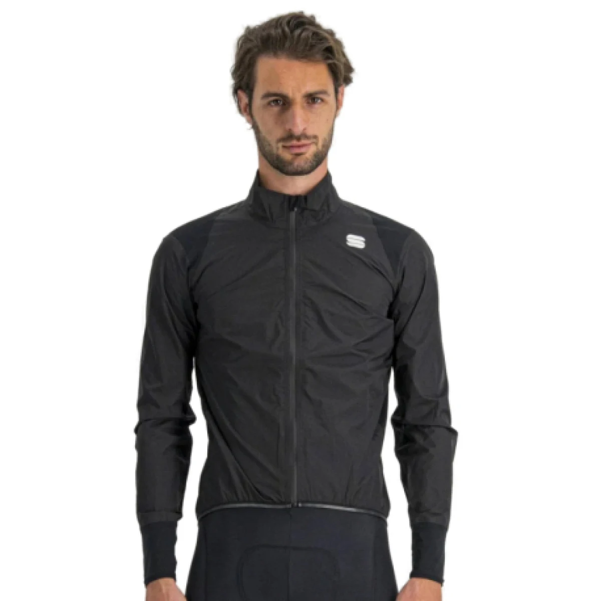 Pánská cyklistická bunda SPORTFUL Hot pack no rain jacket, black · záber 1