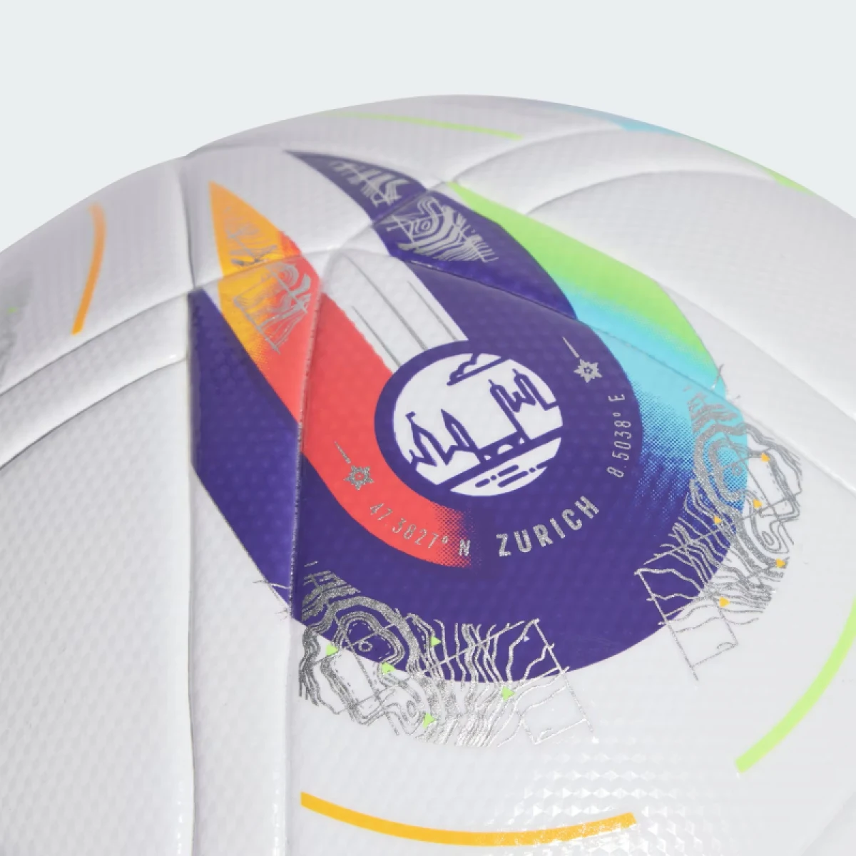 Fotbalový míč ADIDAS W EURO25 LGE WHITE PANTON PANTON · záber 3