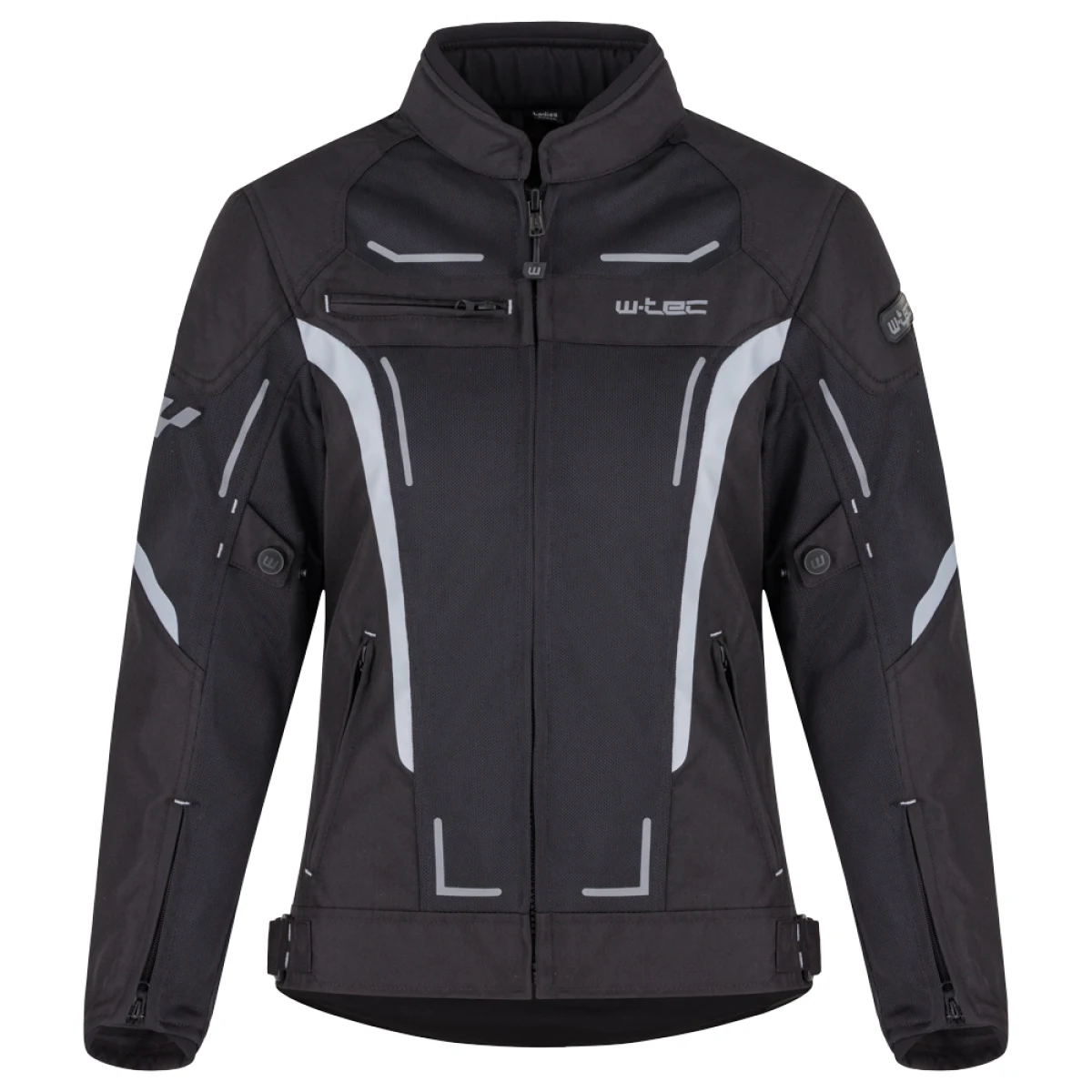 Letná dámska moto bunda W-TEC Mirelia Farba čierno-šedá, · záber 2