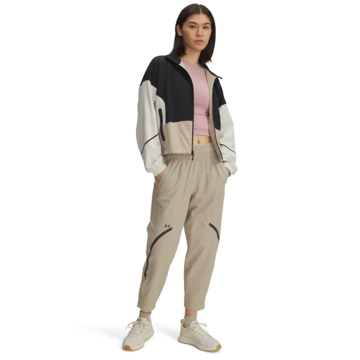 Női bélelt melegítőnadrágok UNDER ARMOUR UA Unstoppable Ankle Pants · záber 4