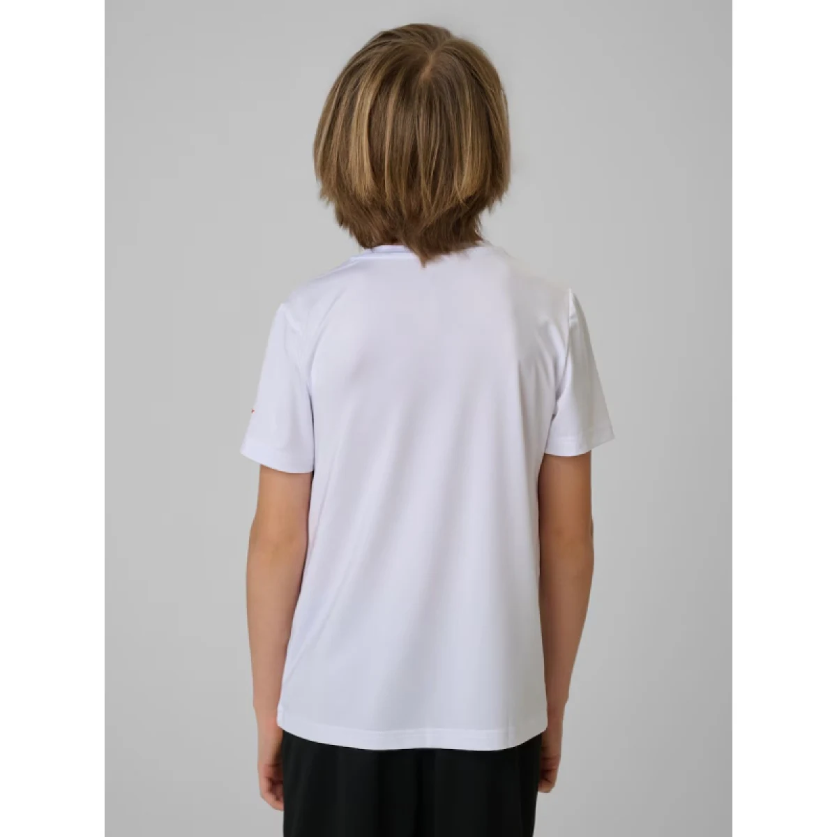 Chlapčenské tréningové tričko s krátkym rukávom 4F JUNIOR TSHIRT FNK M1966-10S-WHITE · záber 4