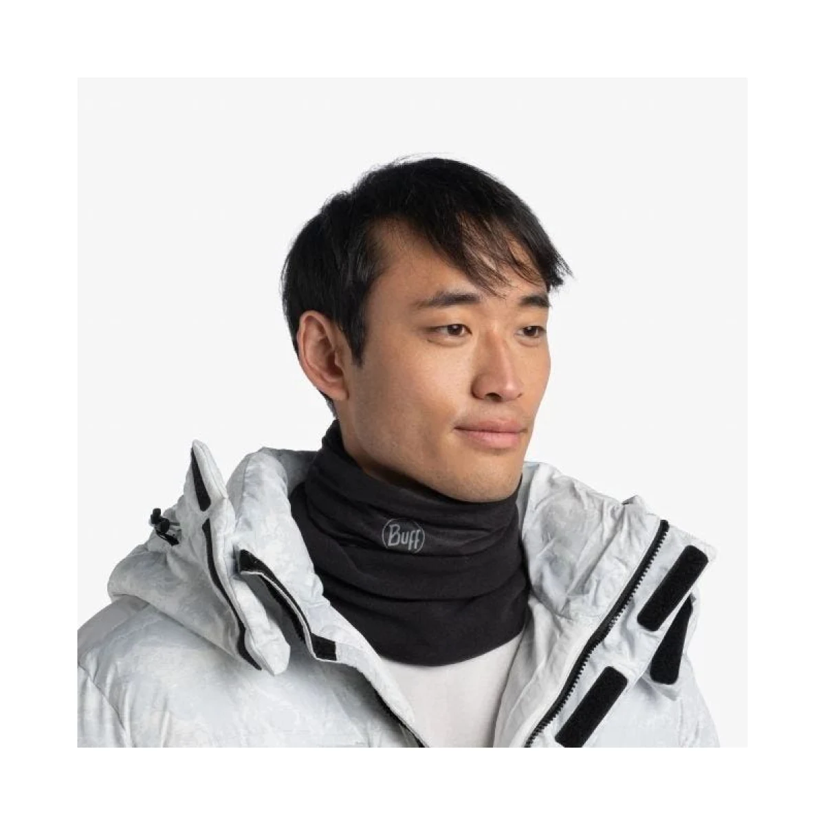 Multifunkčná šatka BUFF POLAR SOLID BLACK · záber 2