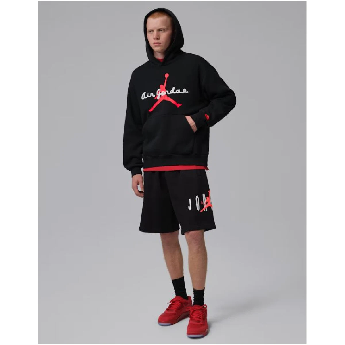 Pánska mikina s kapucňou NIKE JORDAN M J BRK FLC AJ6 PO HD BB · záber 3