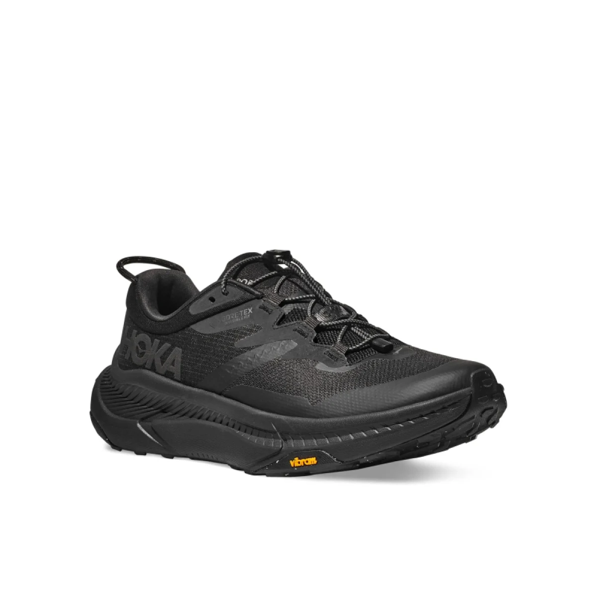 Dámska nízka turistická obuv HOKA Transport GTX W black black · záber 3