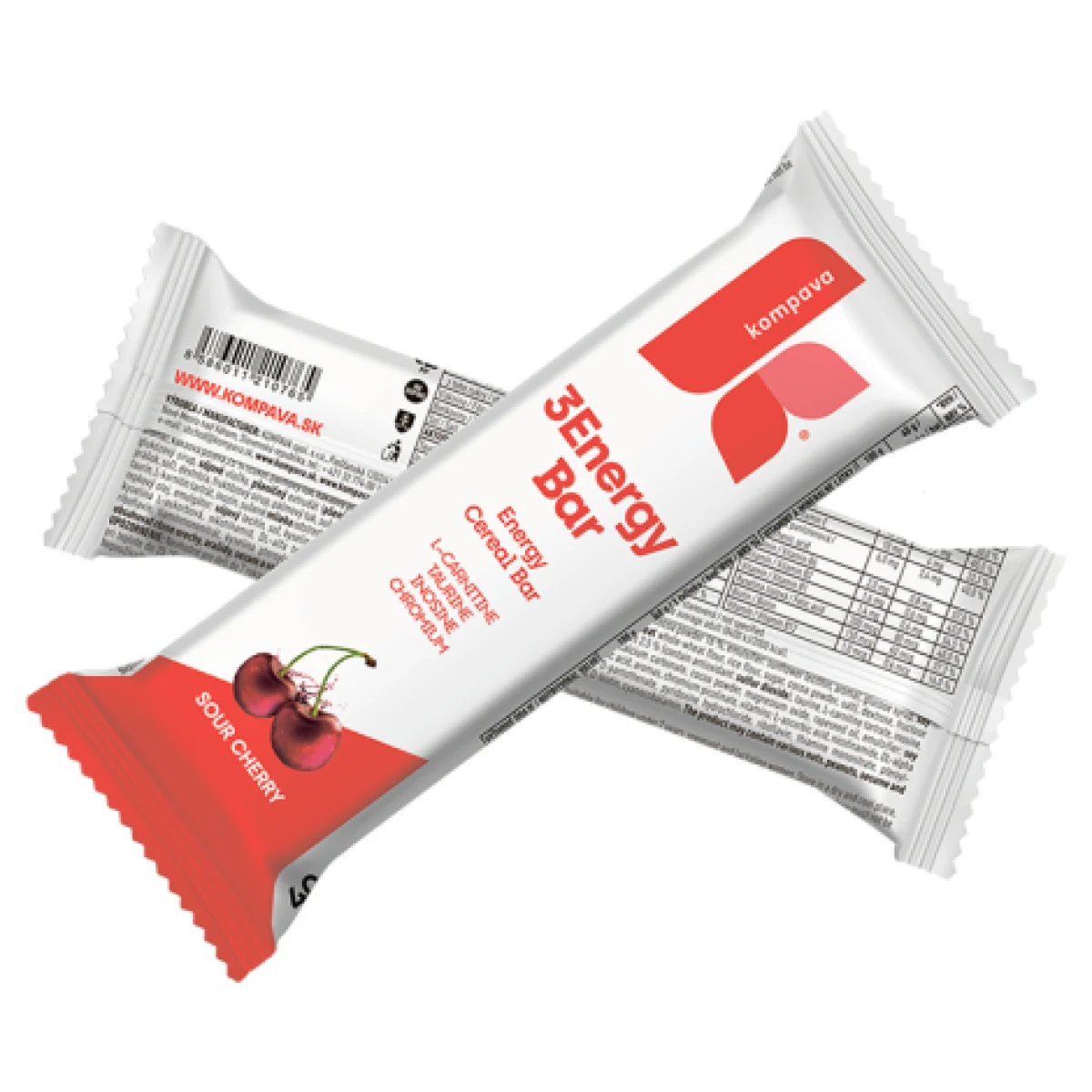 Kompava 3Energy Bar 1 ks, višňa-tmavá poleva · záber 1