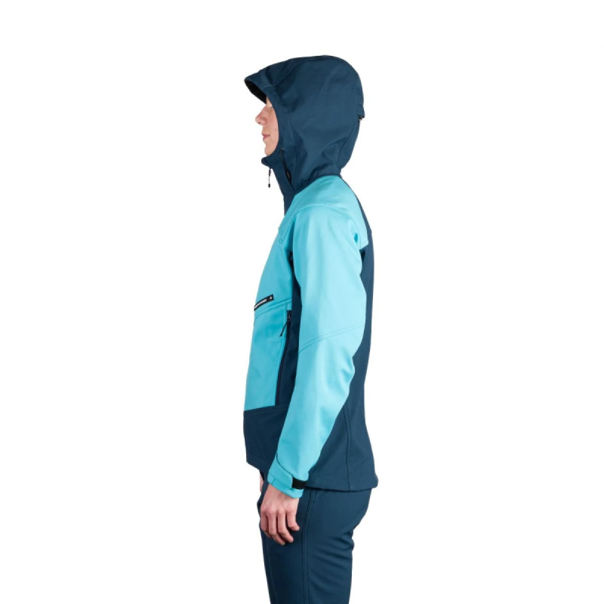 Dámska turistická softshellová bunda NORTHFINDER CHANDRA-387blueblue · záber 3