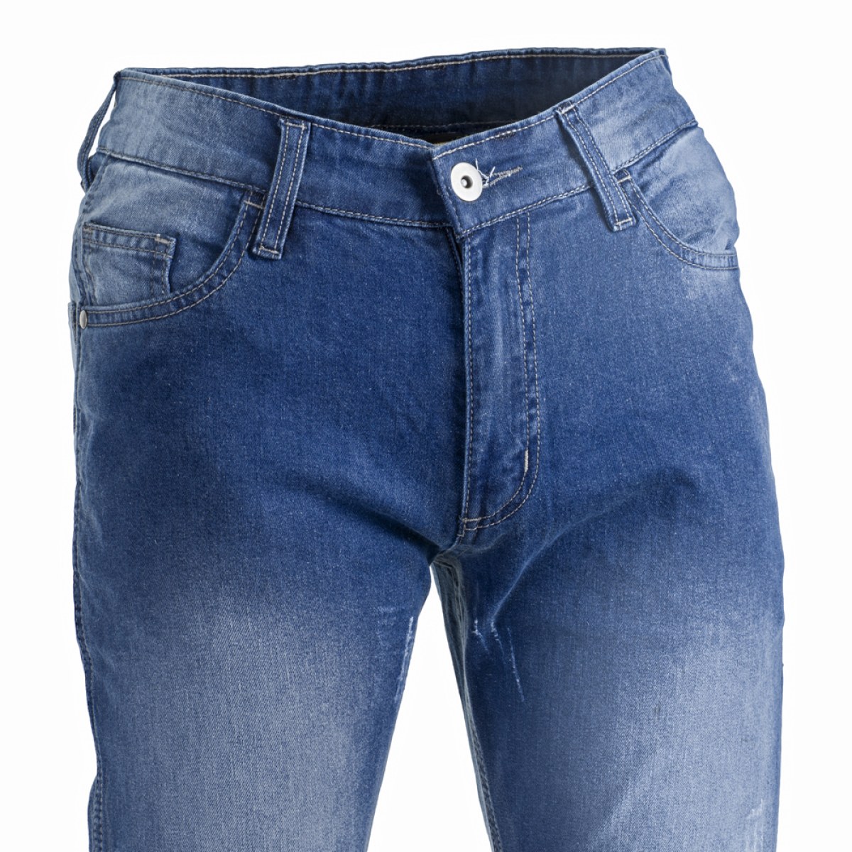 Pánske moto jeansy W-TEC Shiquet - Veľkosť: 5XL | Farba: Modrá · záber 5