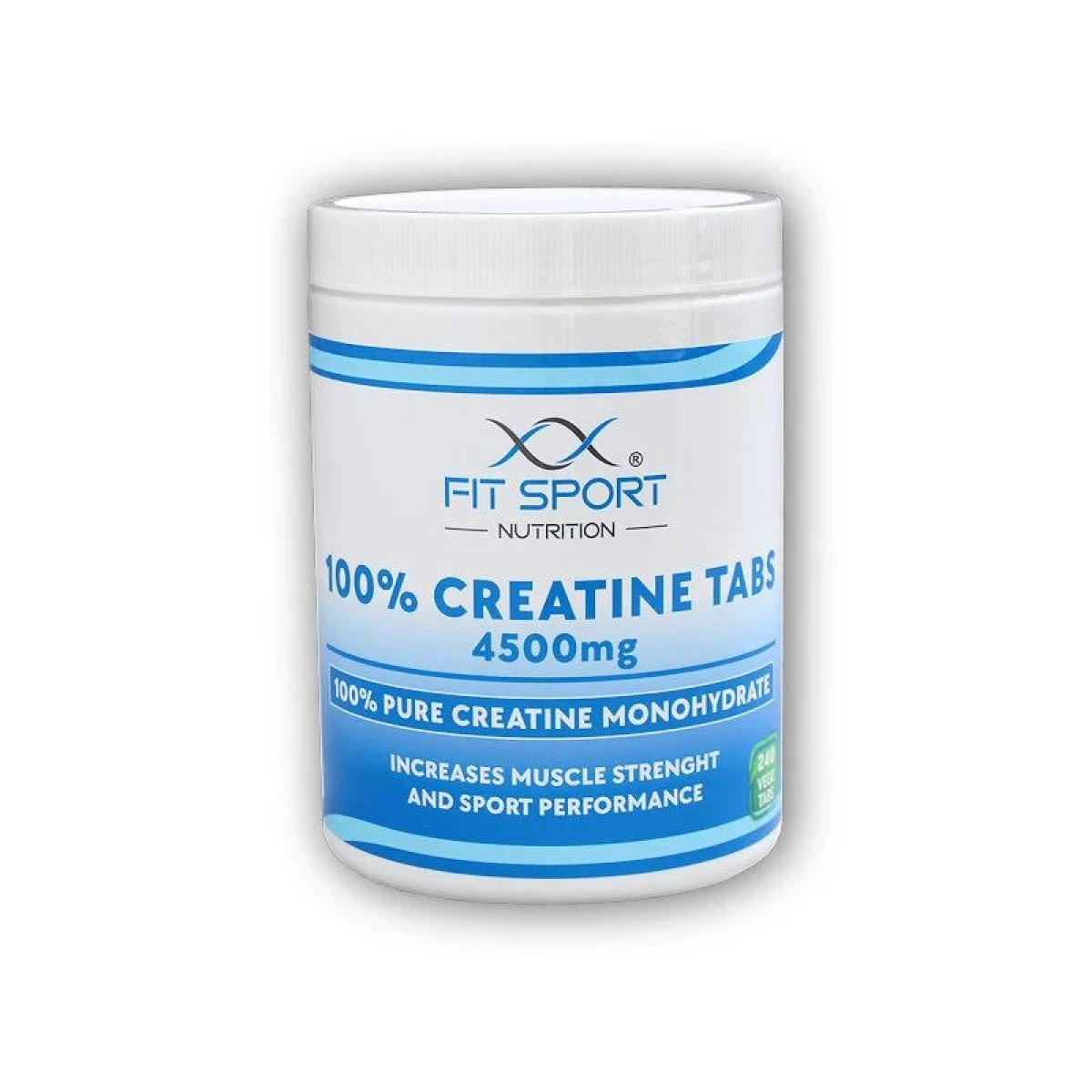 FitSport Nutrition 100% Creatine Tabs 4500mg 240 vege tabs (VÝPRODEJ) · záber 2