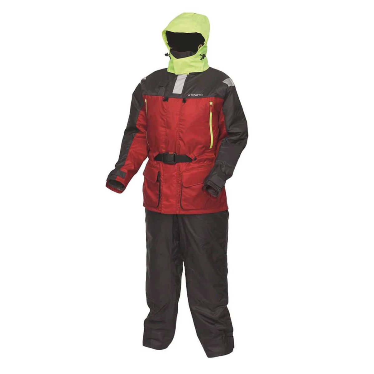 Dvojdielny plávajúci oblek KINETIC Guardian Flotation Suit Red/ Stormy veľ. XL · záber 1