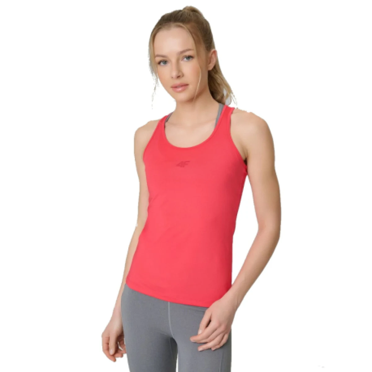 Dámské tréninkové tílko 4F SLEEVELESS FNK F0766-63S-CORAL · záber 1