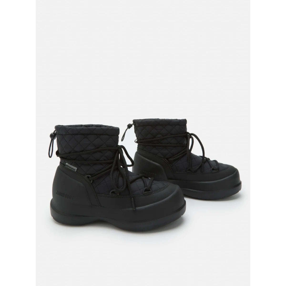 Kotníkové zimní boty MOON BOOT MB MEZZALUNA QUILTED MID WP-N001 BLACK · záber 2