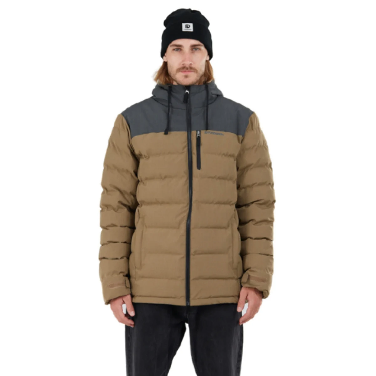 Pánská bunda FUNDANGO Passat Padded Jacket-639-mud · záber 1