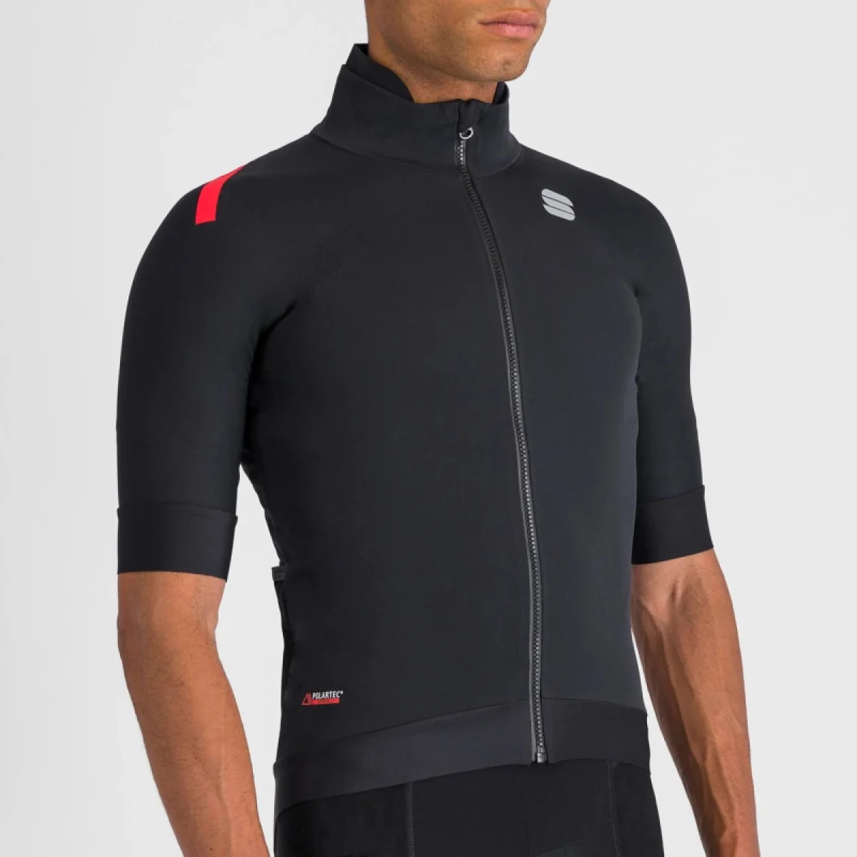 Pánská cyklistická bunda SPORTFUL Fiandre pro jacket short sleeve, black · záber 4