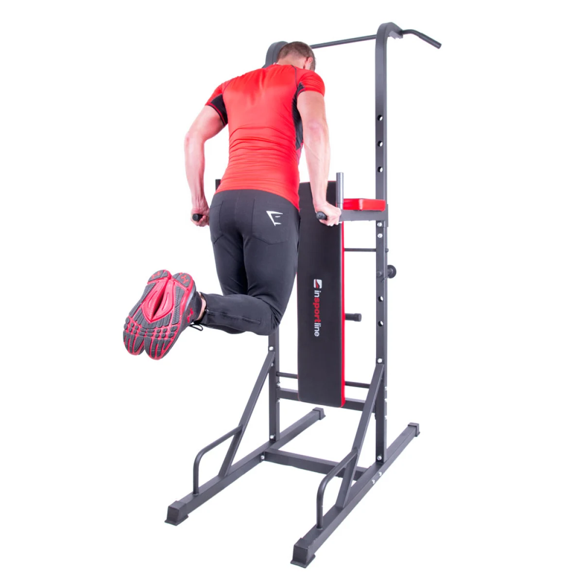 Činkový set s hrazdou inSPORTline Power Tower 3-50kg · záber 2