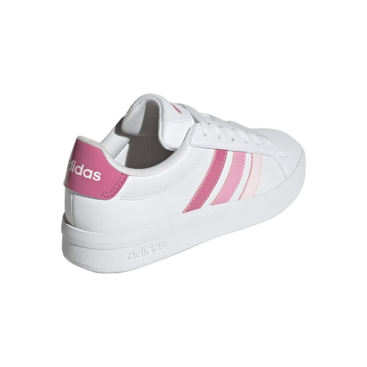 Dievčenská rekreačná obuv ADIDAS Grand Court 3.0 Jr cloud white pink fusion bliss pink · záber 4