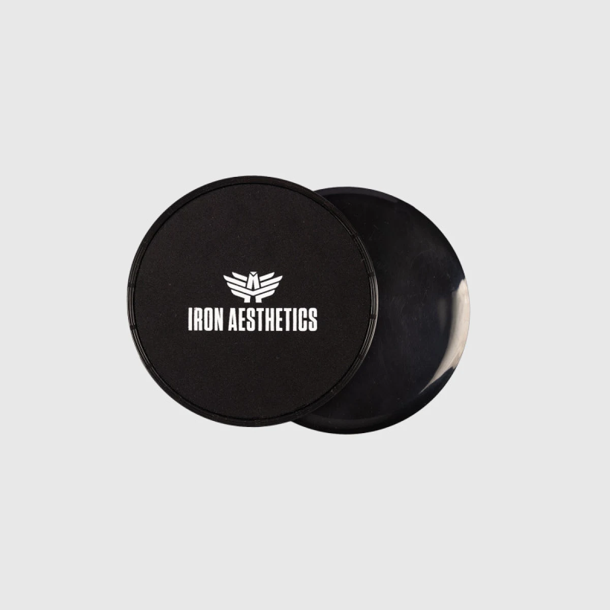 Šmykové podložky Iron Aesthetics Core Slider, čierne · záber 1