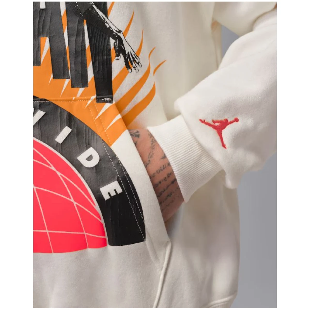 Pánska mikina s kapucňou NIKE JORDAN M J BRK AJ6 FLC PO · záber 3