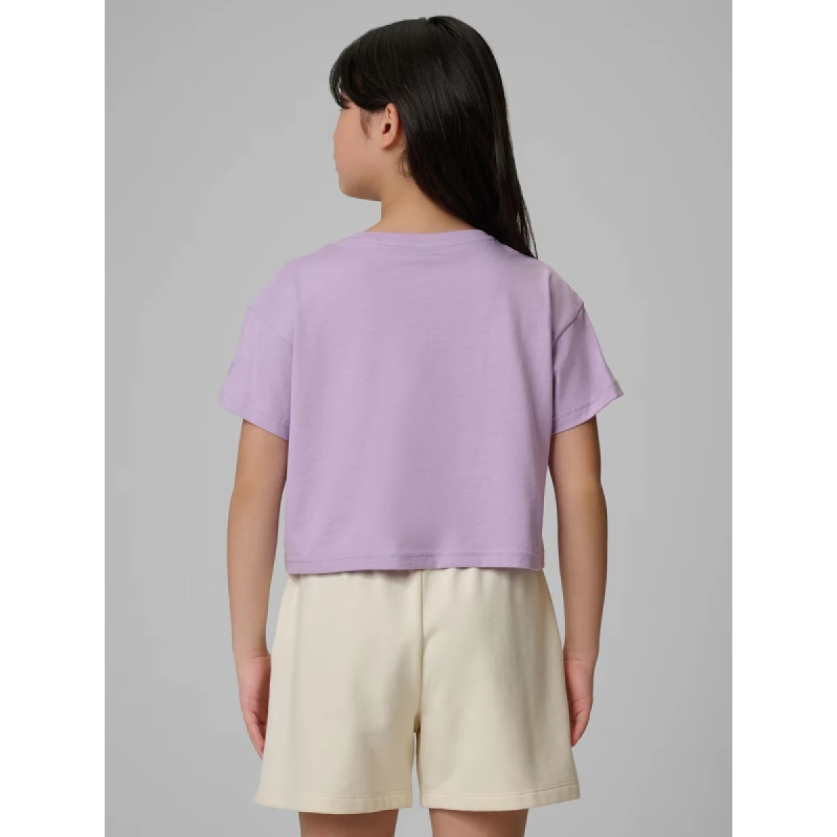 Dievčenské tričko s krátkym rukávom 4F JUNIOR TSHIRT F2941-52S-LIGHT VIOLET · záber 4