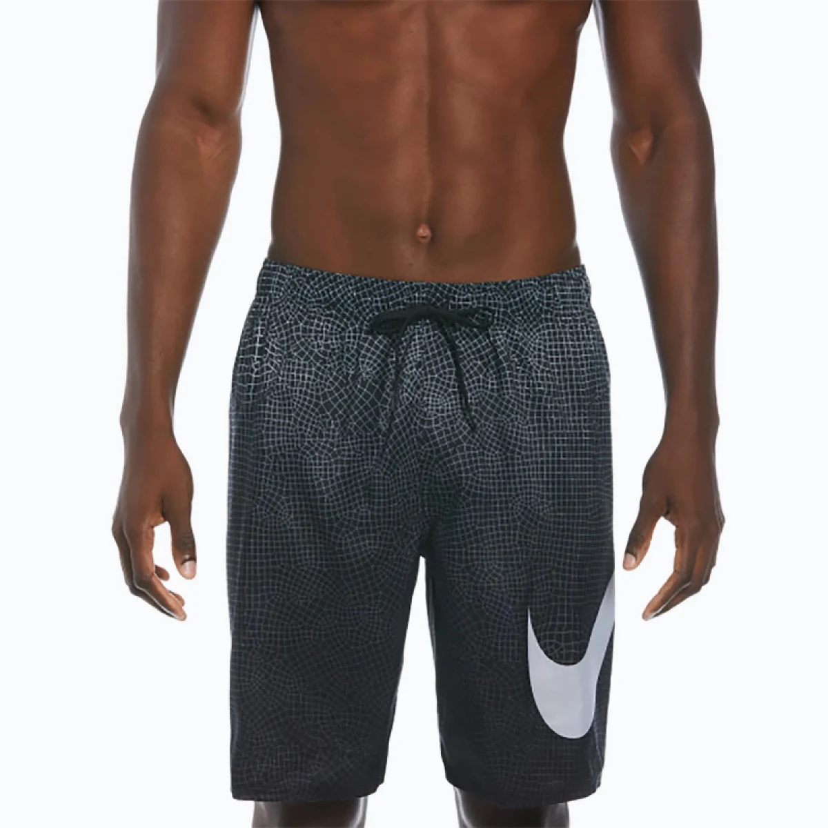 Pánské plavky NIKE SWIM Grid Swoosh Breaker 9 inch-001-Black · záber 5