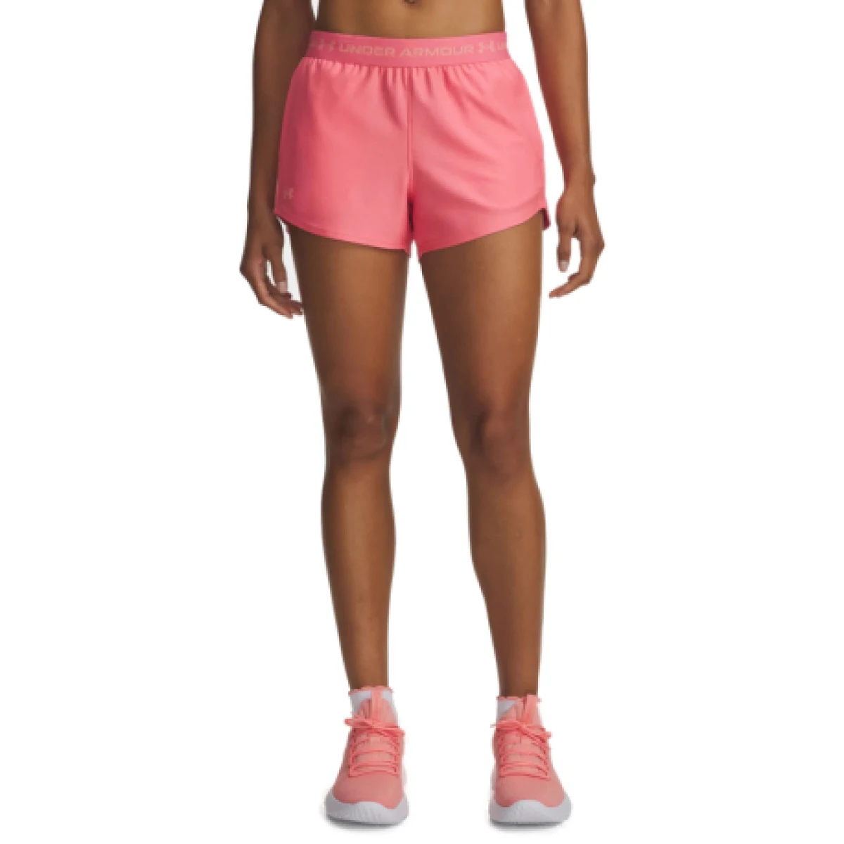 Dámske tréningové kraťasy UNDER ARMOUR Tech Play Up Shorts-MRN · záber 1