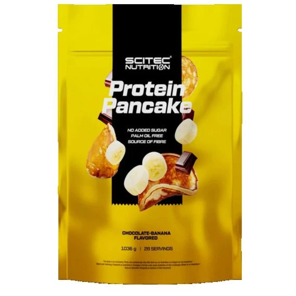 Scitec Protein Pancake 1036g - Barva: Vícebarevná | Příchuť: Čokoláda, banán · záber 1