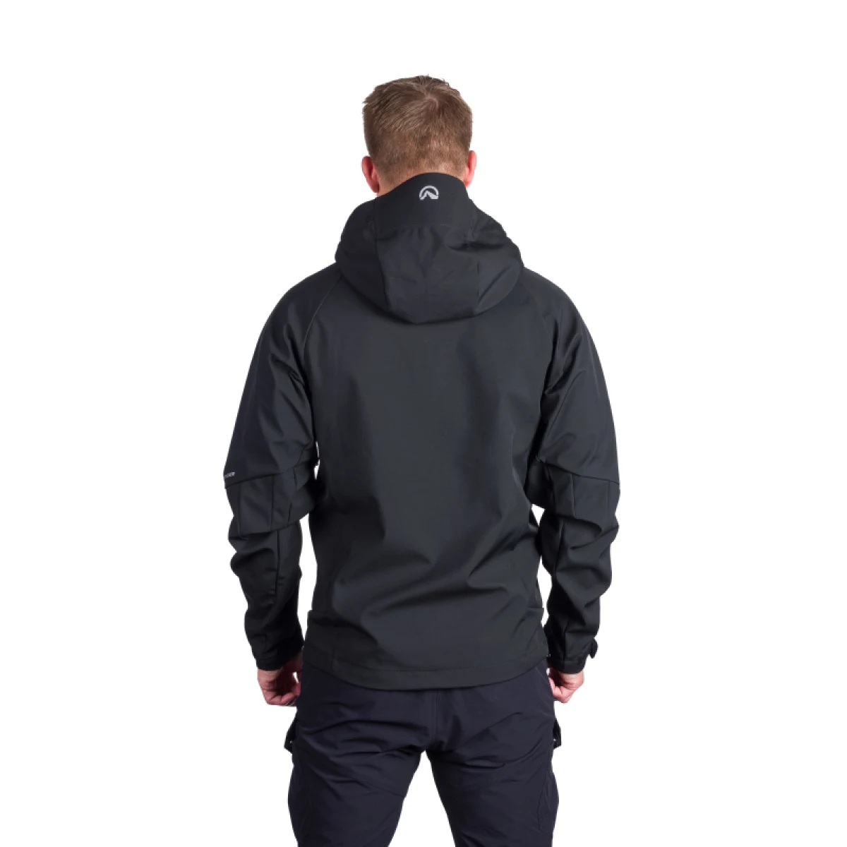 Pánská turistická softshellová bunda NORTHFINDER BRIO-269black · záber 3
