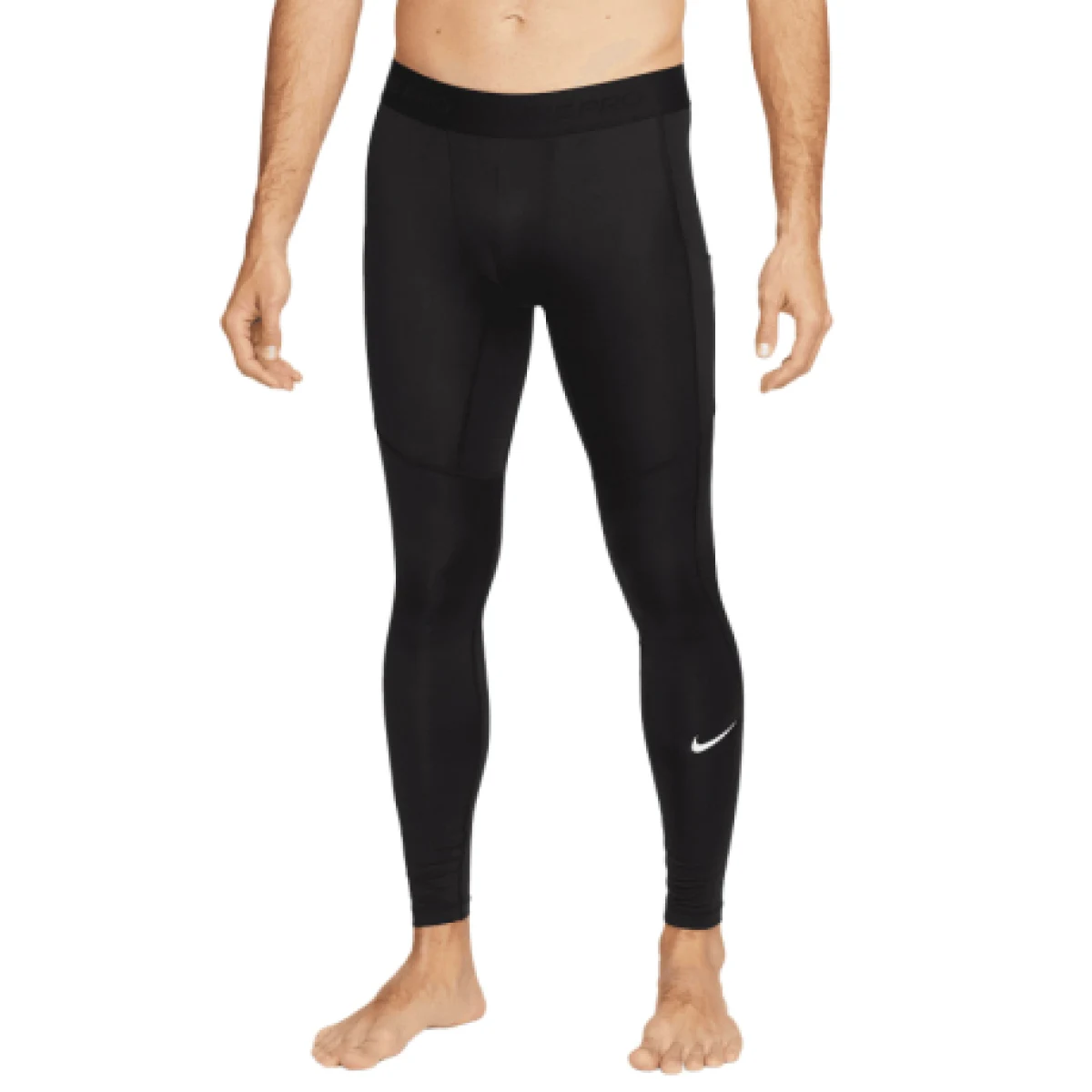 Pánske kompresné legíny NIKE M NP DF TIGHT BLACK WHITE · záber 1
