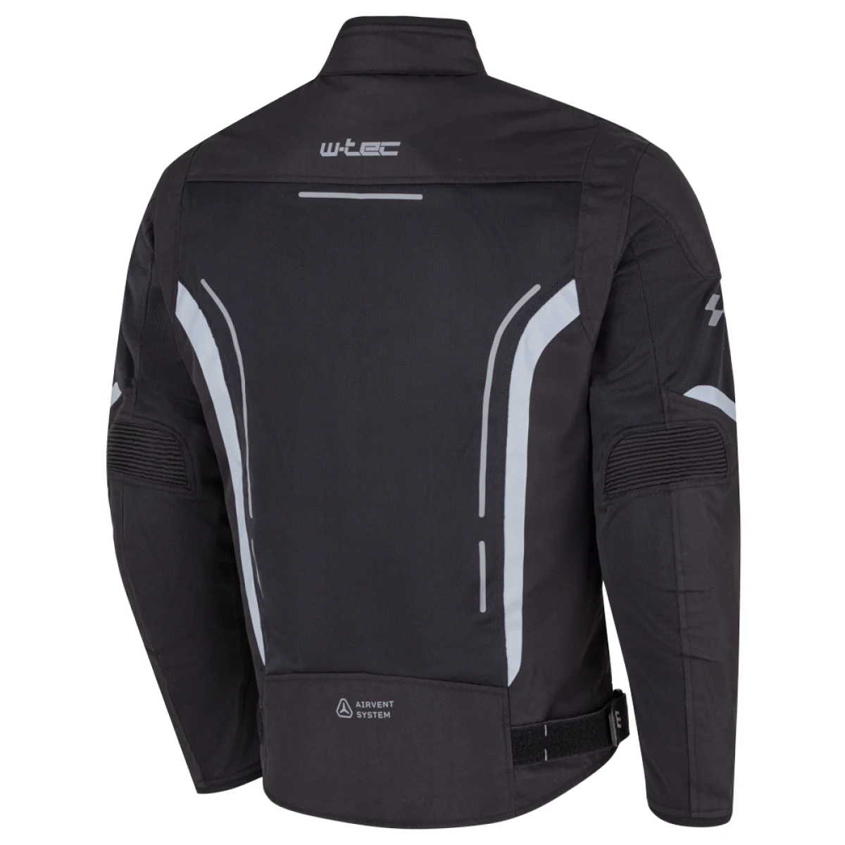 Letná pánska moto bunda W-TEC Mirelio Farba šedo-modro-červená, · záber 4