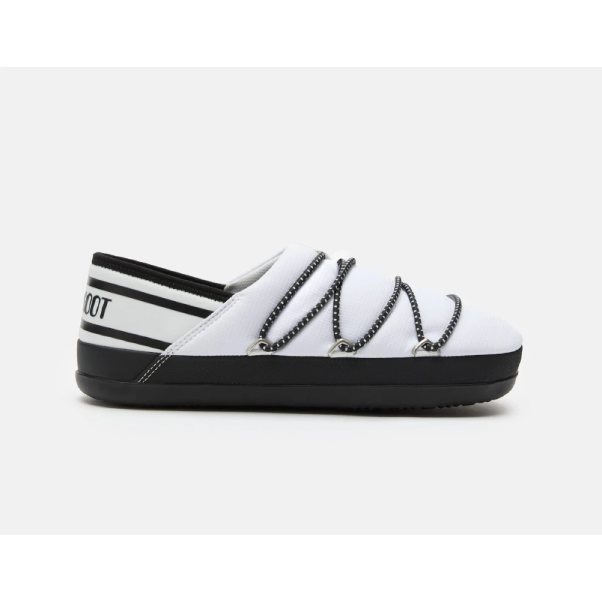 Nízke zimné topánky MOON BOOT MB ICON SLIPPER-A001 WHITE · záber 2