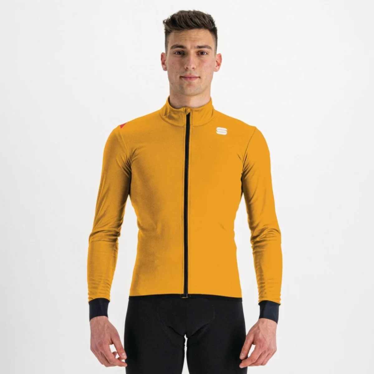 Pánská cyklistická bunda SPORTFUL Fiandre light no rain jacket, dark gold · záber 2