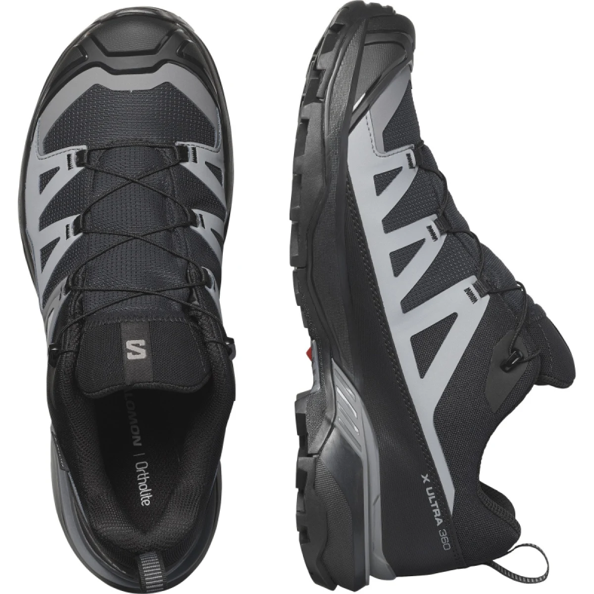 Pánská nízká turistická obuv SALOMON X Ultra 360 GTX M black magnet quiet shade · záber 4